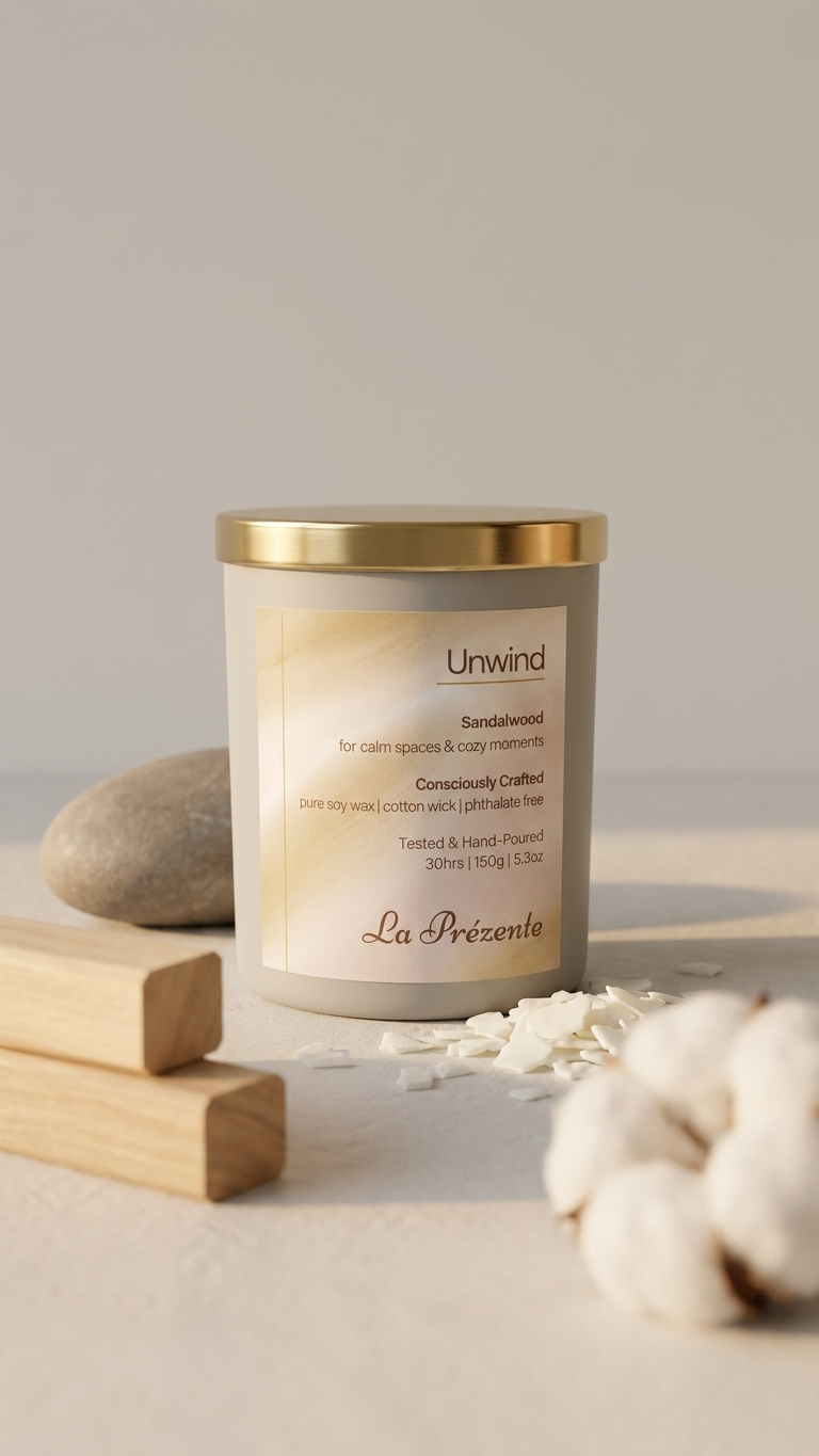La Prézente Unwind Candle